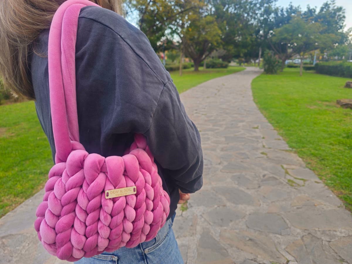 Braided Velvet Mini Bag product photo